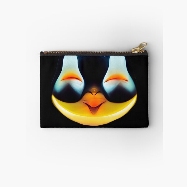 Item preview, Gfab Bfab Gen Ai FFabSurreal Trends Happy penguin Face Design/Art designed and sold by Surrealtrends.