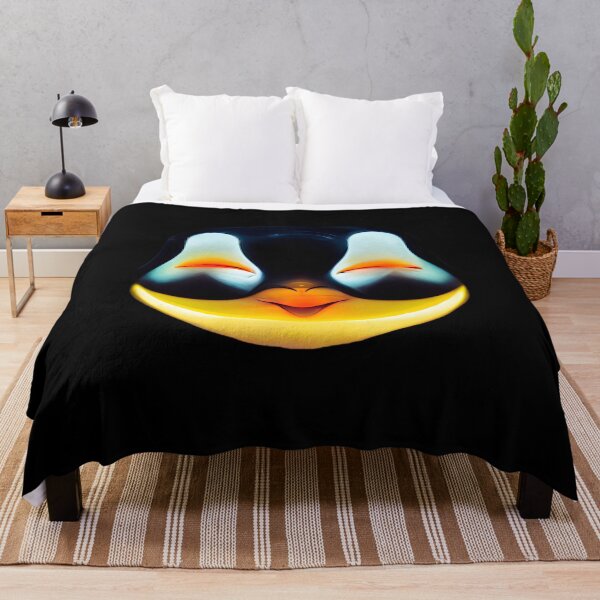 Item preview, Gfab Bfab Gen Ai FFabSurreal Trends Happy penguin Face Design/Art designed and sold by Surrealtrends.