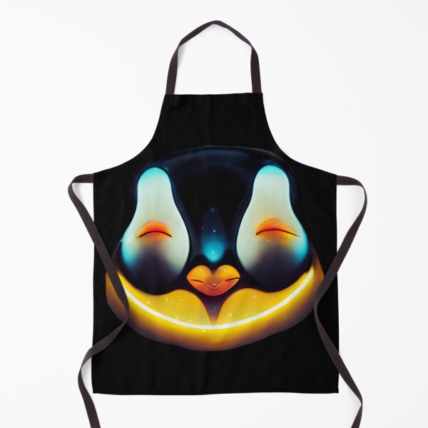 Item preview, Gfab Bfab Gen Ai FFabSurreal Trends Happy penguin Face Design/Art designed and sold by Surrealtrends.