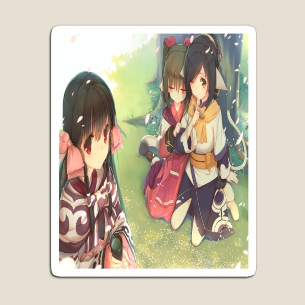 Vista previa del artículo con la obra «Utawarerumono (Yuzuha, Dori, Gura)», diseñado y vendido por matthieu jouannet.