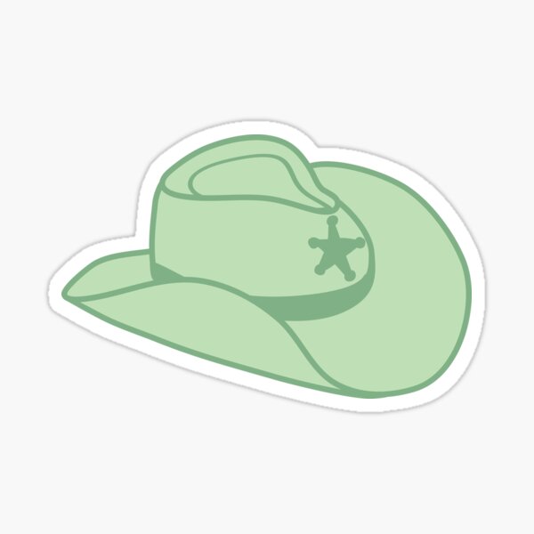 Item preview, Pastel Green Cowboy Hat Cowgirl Aesthetic designed and sold by The-Goods.
