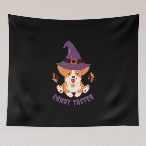 Item preview, Halloween Official Candy Taster Cute Dog designed and sold by CraftyAnimal.