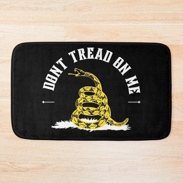 Item preview, Don't Tread On Me - Gadsden Flag - Yellow on Black designed and sold by v3services.