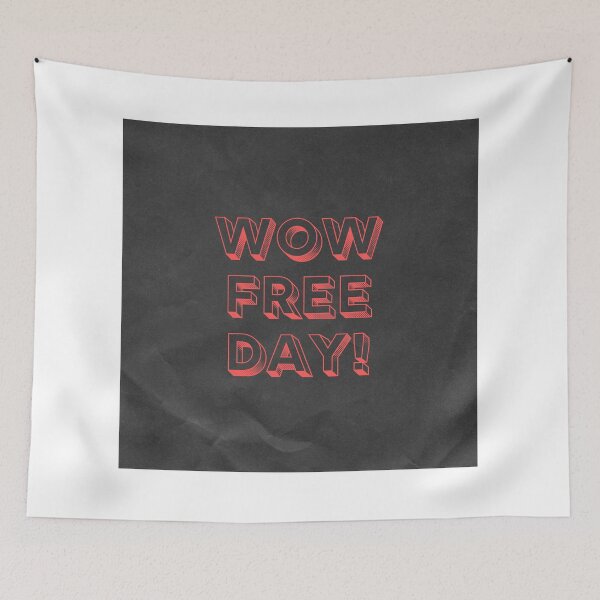 Item preview, Wow Free Day designed and sold by Alreynaldi31.