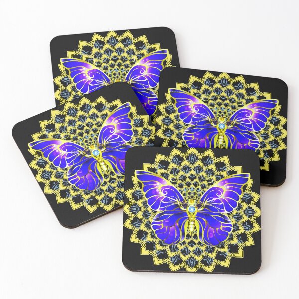Item preview, Diseño de tapete de mariposa azul designed and sold by mbuz90.