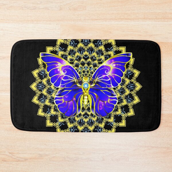Item preview, Blue Butterfly Doily Design designed and sold by mbuz90.