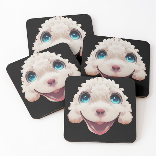 Item preview, Gfab Bfab Gen Ai FFabSurreal Trends Happy Poodle Face Design/Art designed and sold by Surrealtrends.
