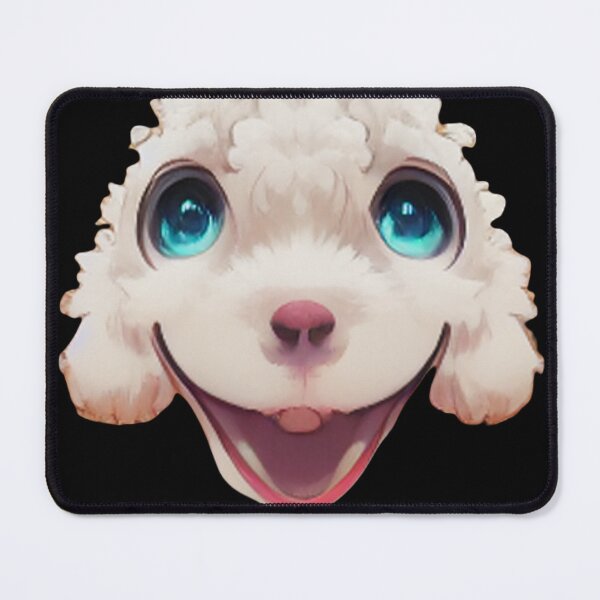 Item preview, Gfab Bfab Gen Ai FFabSurreal Trends Happy Poodle Face Design/Art designed and sold by Surrealtrends.