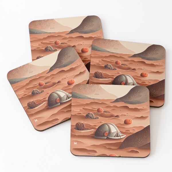 Item preview, Airbnb on Mars designed and sold by deificusArt.