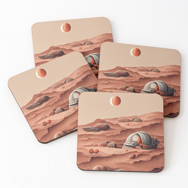 Item preview, Airbnb on Mars designed and sold by deificusArt.
