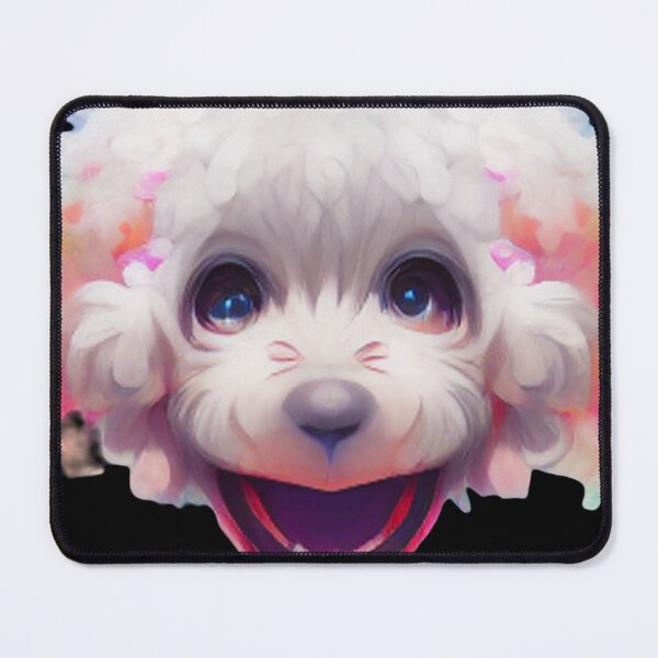 Item preview, Gfab Bfab Gen Ai FFab Surreal Trends Happy Poodle Face Design/Art designed and sold by Surrealtrends.
