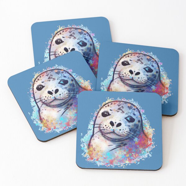 Item preview, Watercolour Seal on the West Coast designed and sold by satsapienti.