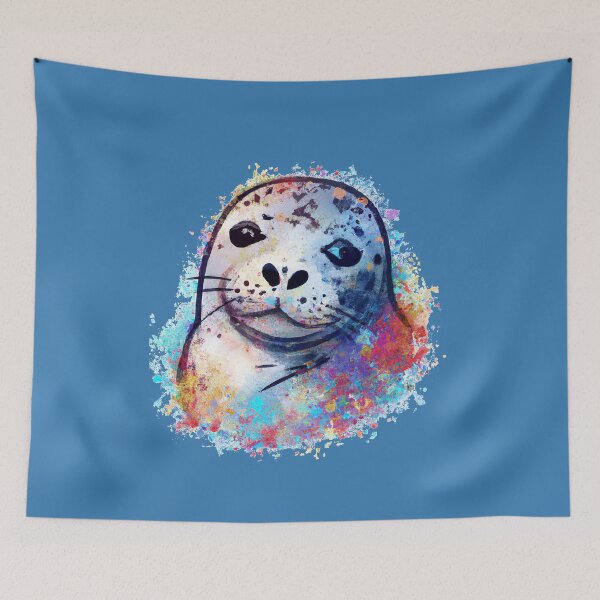 Item preview, Watercolour Seal on the West Coast designed and sold by satsapienti.