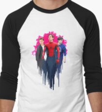 Camiseta ¾ estilo béisbol Peter Parker, gotea.
