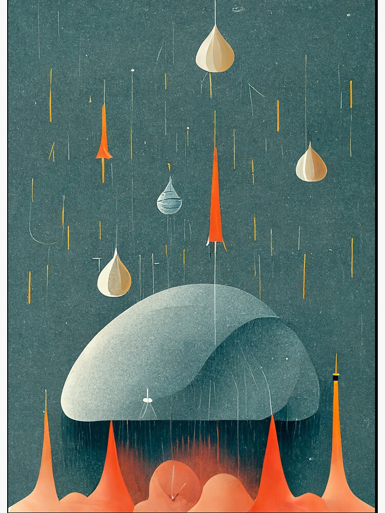 Meteor Shower Art Board Print for Sale by deificusArt