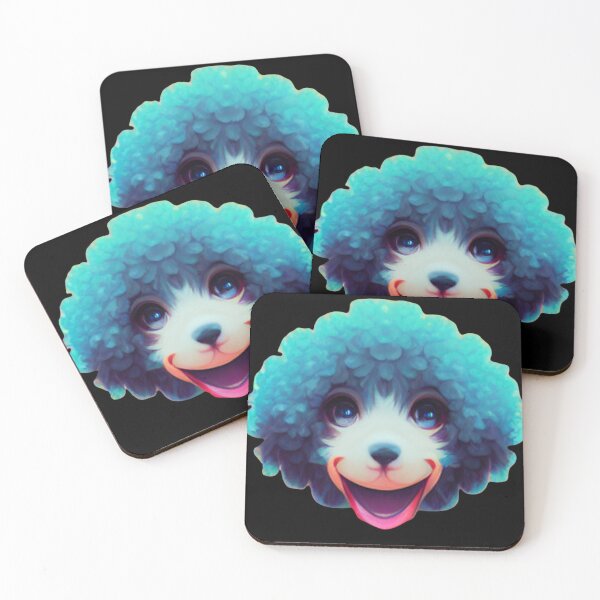 Item preview, Gfab Bfab Gen Ai FFab Surreal Trends Happy Poodle Face Design/Art designed and sold by Surrealtrends.