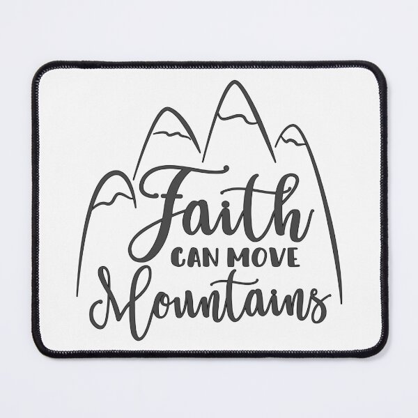 Item preview, Christian Design - Faith Can Move Mountains designed and sold by simplydesignart.