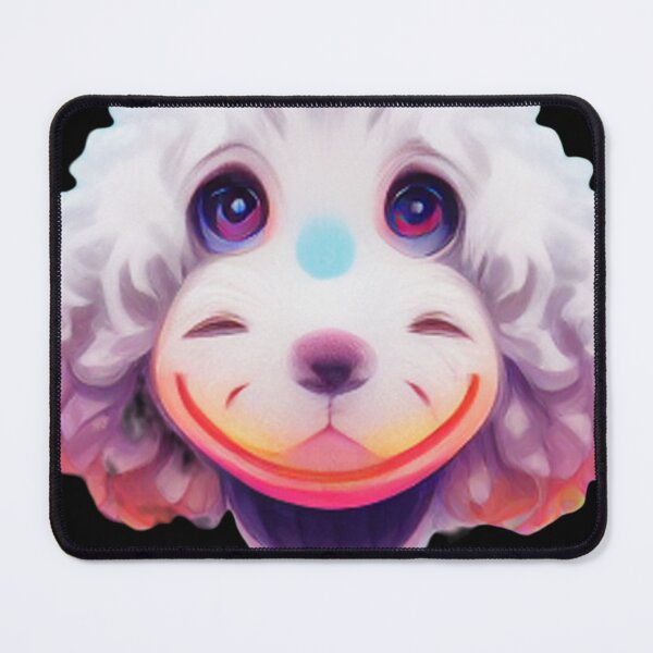 Item preview, Gfab Bfab Gen Ai FFab Surreal Trends Happy Poodle Face Design/Art designed and sold by Surrealtrends.