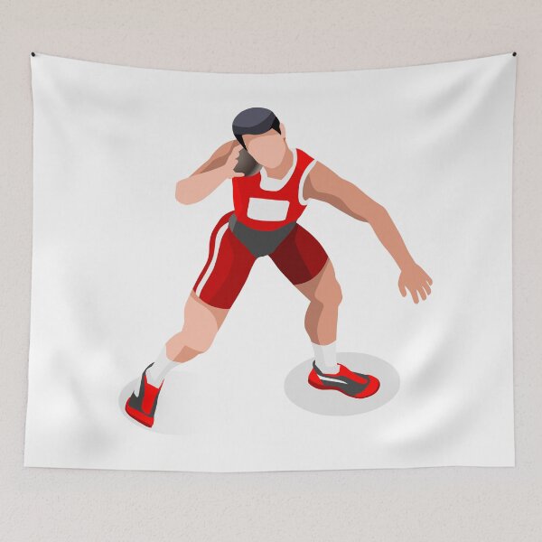 Item preview, Shot Put Thrower Athlete Athletics Sport designed and sold by aurielaki.