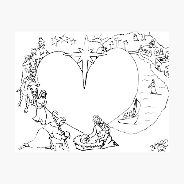 Wrapped in the arms of His love Photographic Print