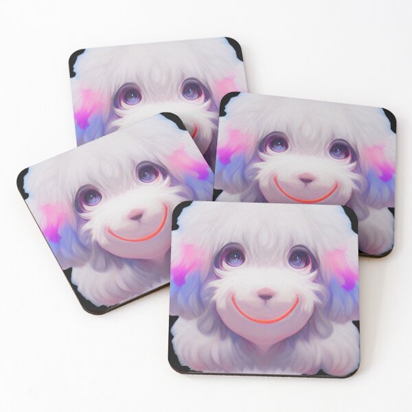 Item preview, Gfab Bfab Gen Ai FFab Surreal Trends Happy Poodle Face Design/Art designed and sold by Surrealtrends.