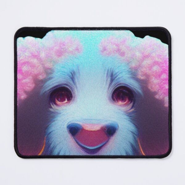 Item preview, Gfab Bfab Gen Ai FFab Surreal Trends Happy Poodle Face Design/Art designed and sold by Surrealtrends.
