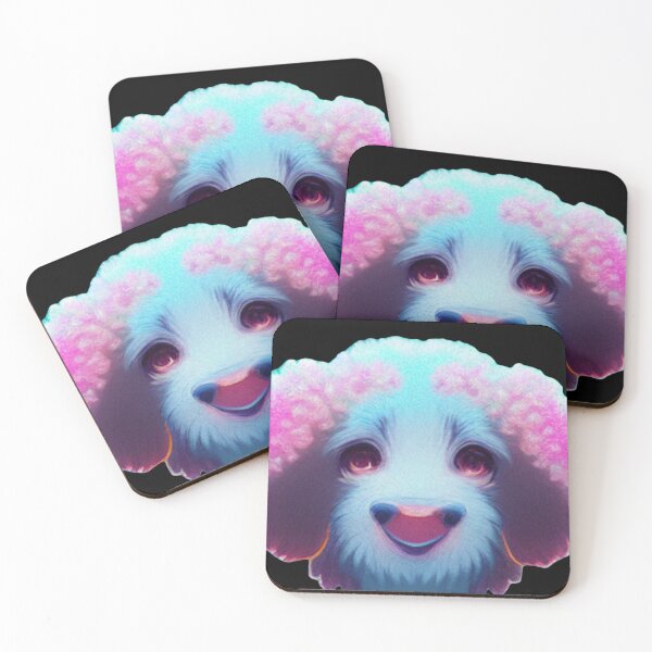 Item preview, Gfab Bfab Gen Ai FFab Surreal Trends Happy Poodle Face Design/Art designed and sold by Surrealtrends.