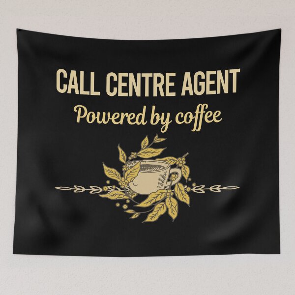 Item preview, Powered By Coffee Call Centre Agent designed and sold by trinayolkcelia.