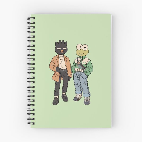 Item preview, Crow and Frog Spiral Notebook designed and sold by mintimochi.