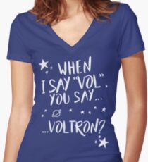 Camiseta entallada de cuello en V Cuando yo digo...