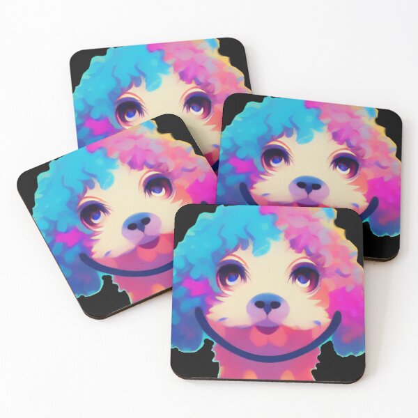 Item preview, Gfab Bfab Gen Ai FFab Surreal Trends Happy Poodle Face Design/Art designed and sold by Surrealtrends.