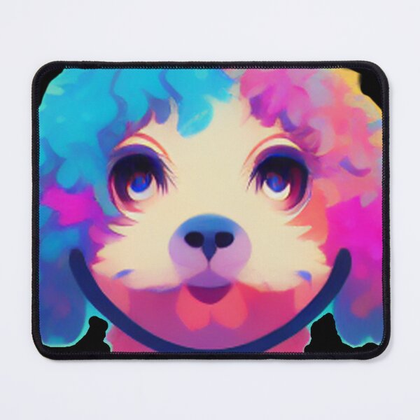 Item preview, Gfab Bfab Gen Ai FFab Surreal Trends Happy Poodle Face Design/Art designed and sold by Surrealtrends.