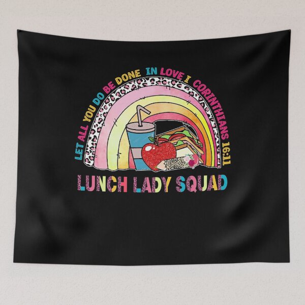 Item preview, Lunch Lady Squad funny lunch lady life squad school rainbow designed and sold by elizabethdawnn.