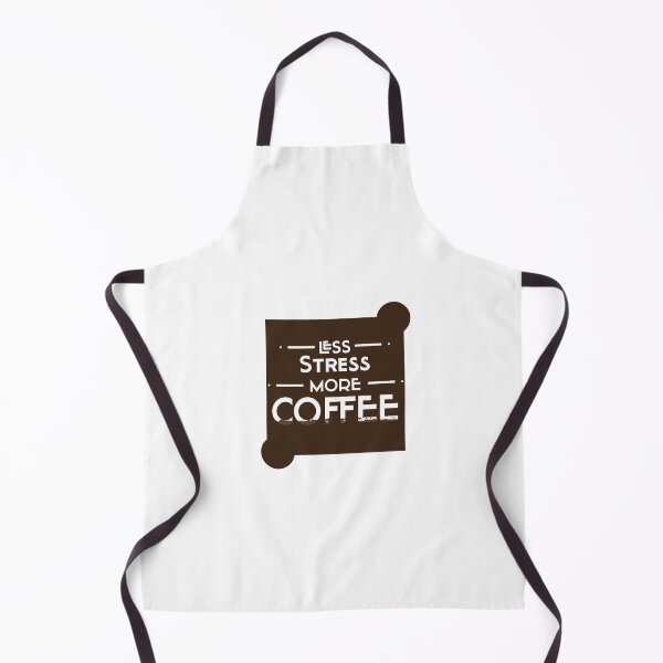 Item preview, Less Stress More Coffee Text Design designed and sold by RiyonArts.