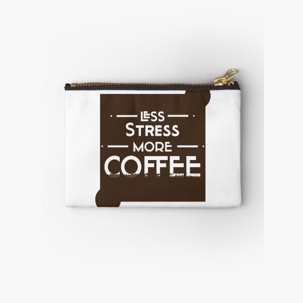Item preview, Less Stress More Coffee Text Design designed and sold by RiyonArts.