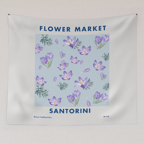 Item preview, Flower Market Santorini No.10 designed and sold by MaiZephyr.