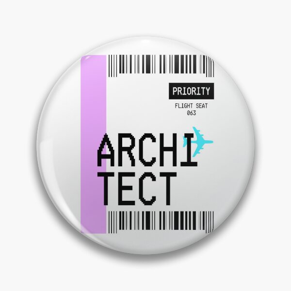 Item preview, PLANE TICKET PROFESSION ARCHITECT designed and sold by aydapadi.