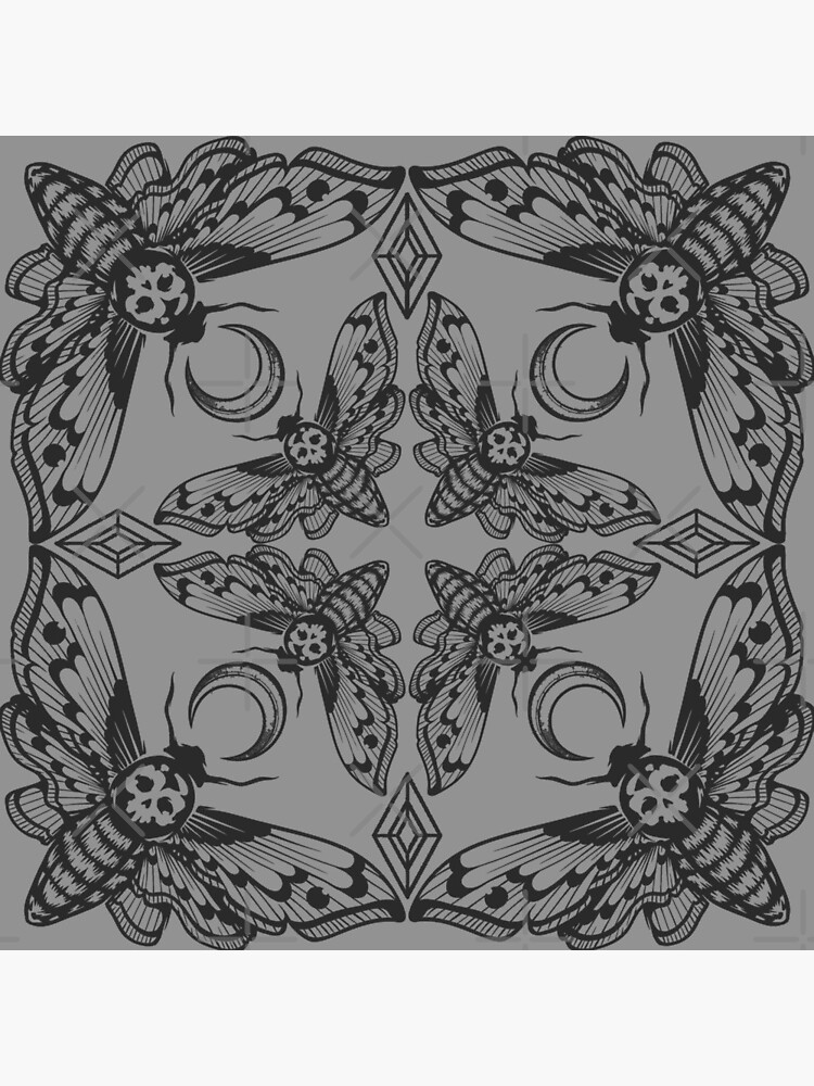 Death Head Moth Kaleidoscope by ninthstreet