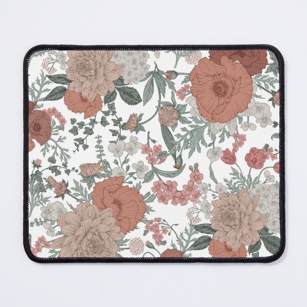 Item preview, Dusty Pink and Russet Vintage Floral designed and sold by SugarPineDesign.