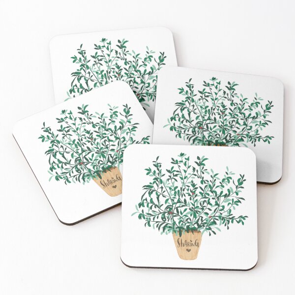 Item preview, Green leafs with ladybirds designed and sold by MercuryV.
