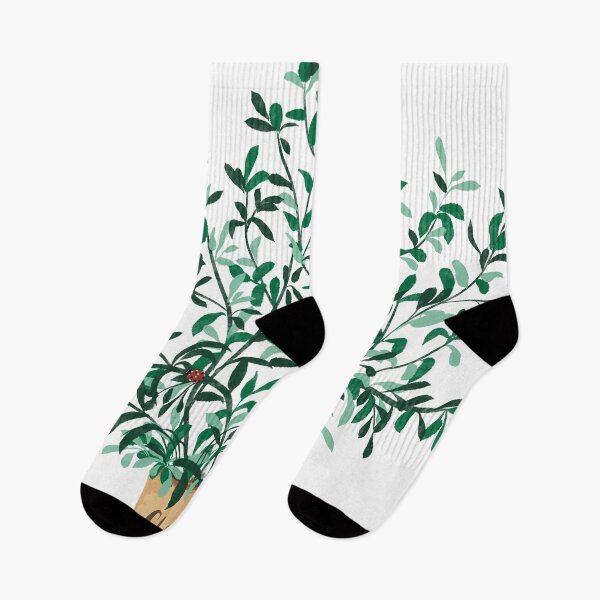 Item preview, Green leafs with ladybirds designed and sold by MercuryV.