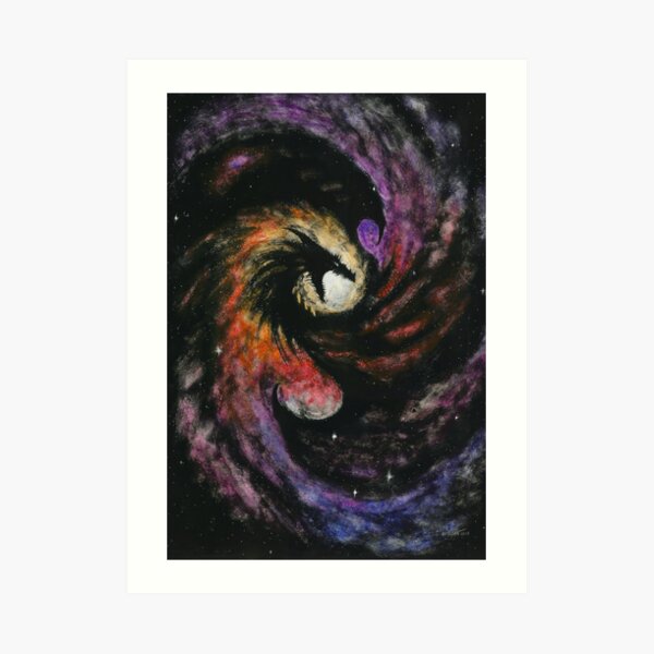 Dragon Galaxy Art Print