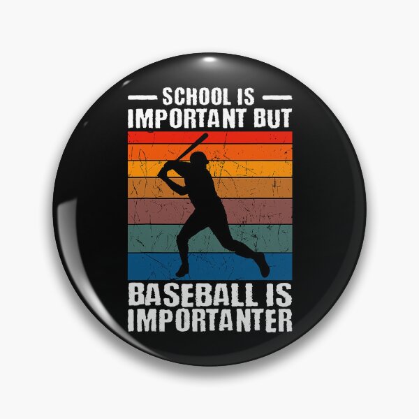 Item preview, School Is Important But Baseball Is Importanter Baseball Pitcher designed and sold by MichelSorour.