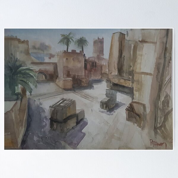 Item preview, 'Mirage', CS:GO artwork, poster, print, design designed and sold by rumenplamenov art.