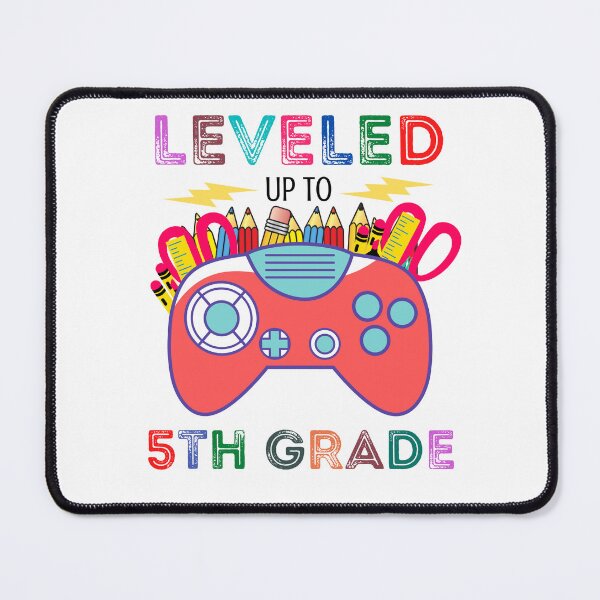 Item preview, Back to School Gamers Leveled Up To 5th Grade designed and sold by Salman Hino.