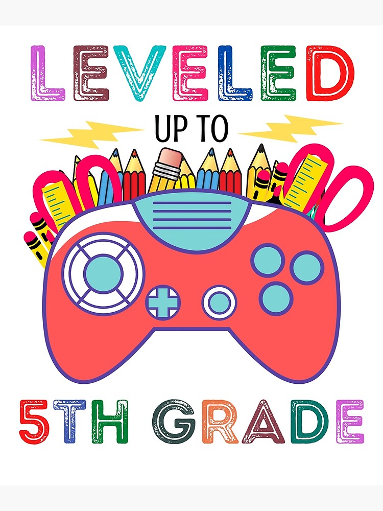 Leveled Up To 4th Grade Kids Sweatshirt – Back To School First Day Shirt