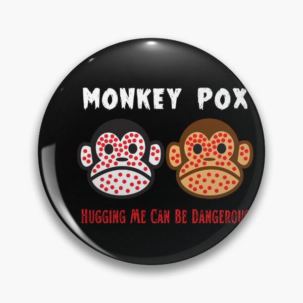 Item preview, Monkey pox, Hugging Me Can Be Dangerous sticker, t-shrits, mug and hats designed and sold by pookamon14.