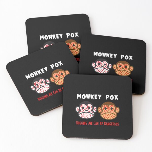 Item preview, Monkey pox, Hugging Me Can Be Dangerous sticker, t-shrits, mug and hats designed and sold by pookamon14.