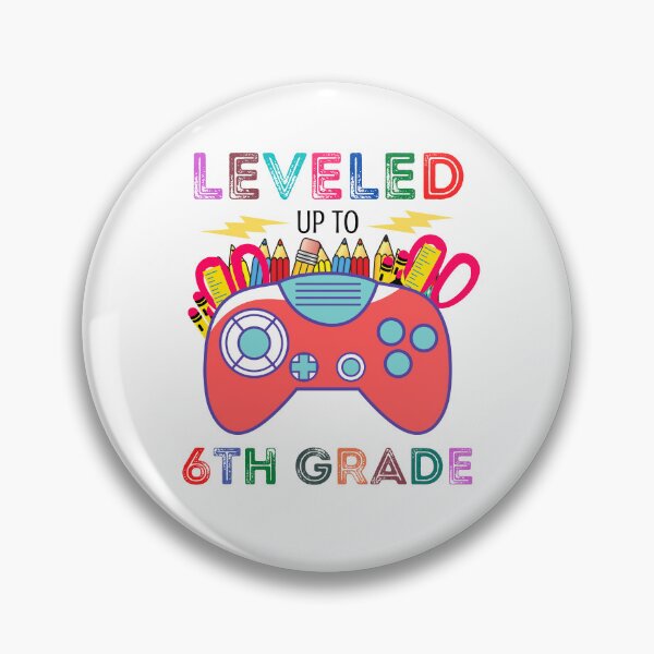 Item preview, Back to School Gamers Leveled Up To 6th Grade designed and sold by Salman Hino.