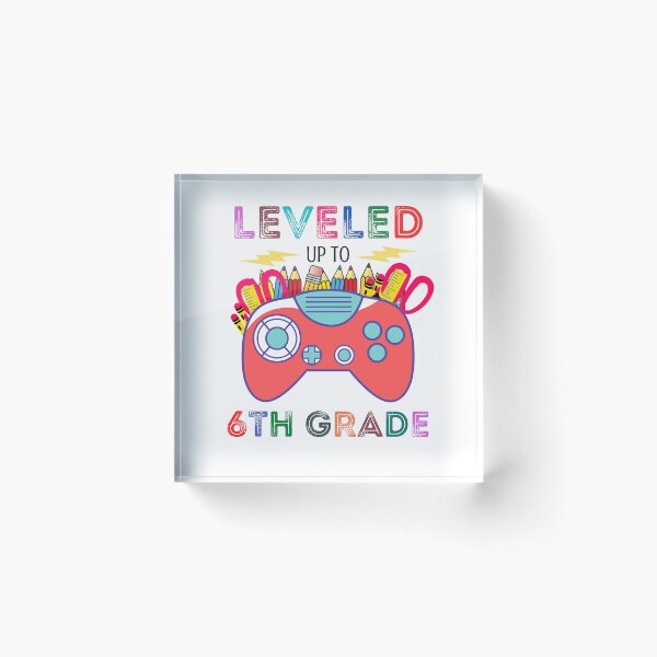 Item preview, Back to School Gamers Leveled Up To 6th Grade designed and sold by Salman Hino.